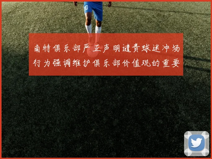 南特俱乐部严正声明谴责球迷冲场行为强调维护俱乐部价值观的重要性